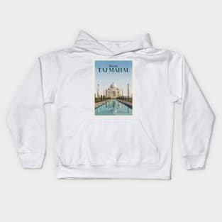 Visit Taj Mahal Kids Hoodie